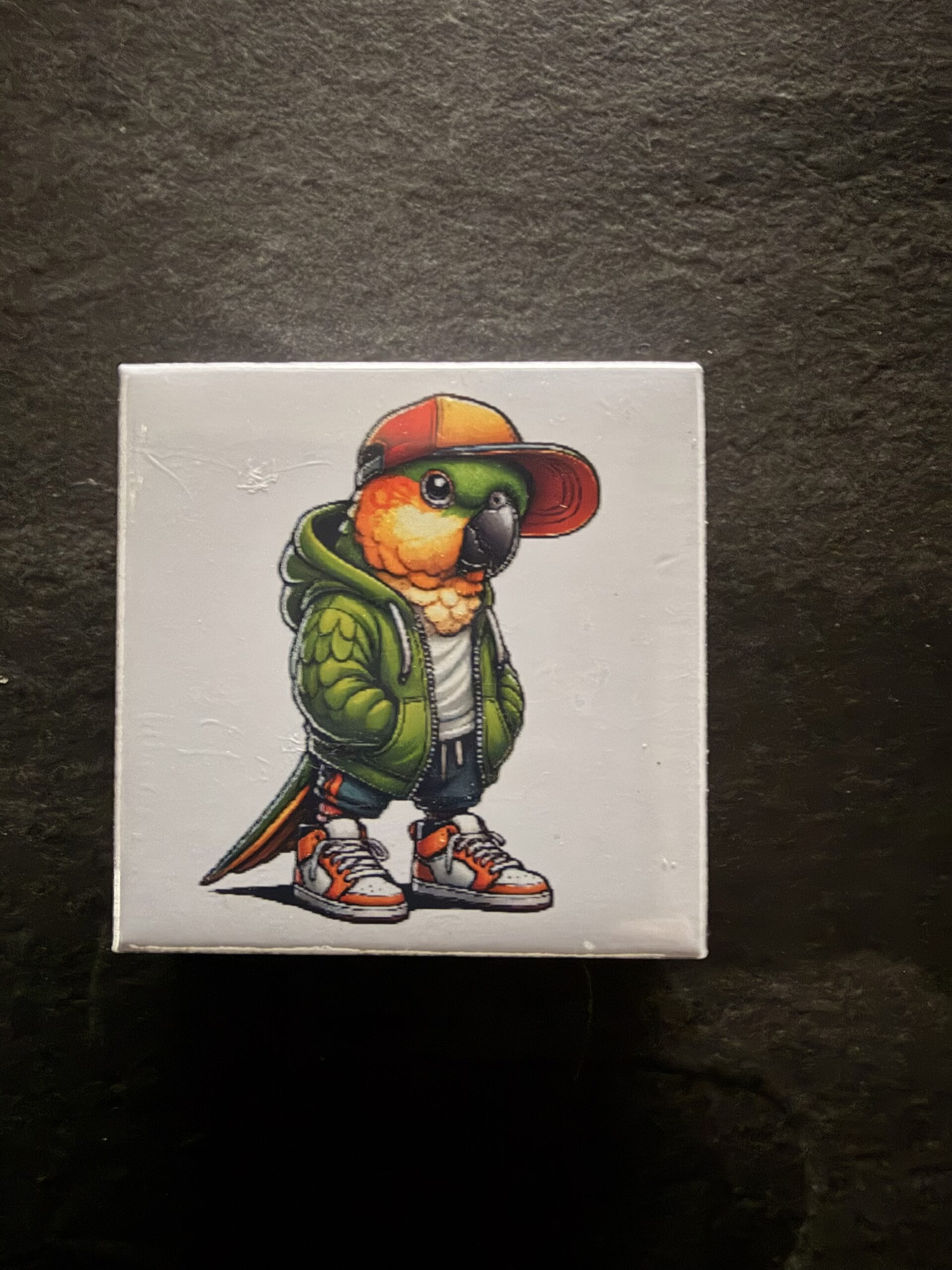 Koelkast magneet Stoere Caique